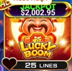 Lucky Boom as it appears in the Golden Dragon lobby